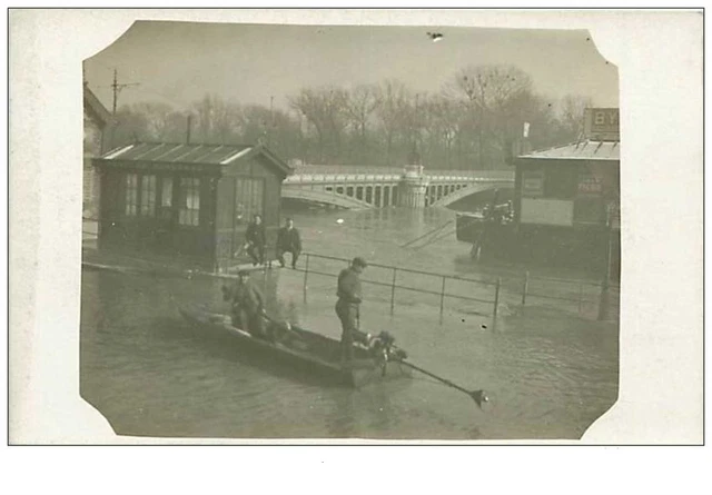 92.SURESNES.n°245.BRIDGE DE SURESNES.FLOODATION.CP PHOTO