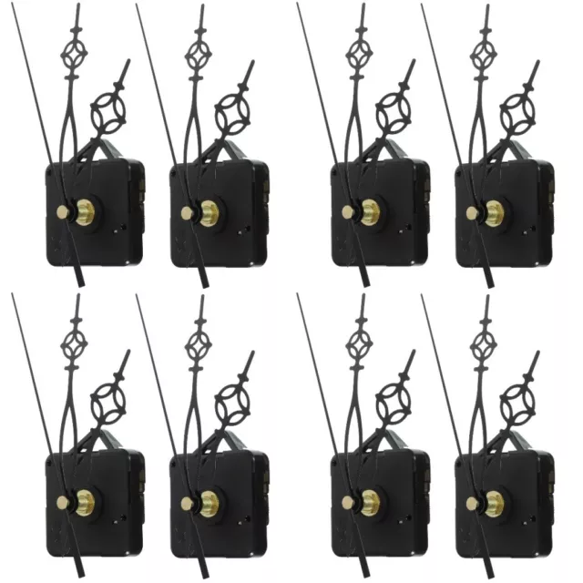 8 Sets Wall Clock Mechanism Mattery Powered Replacement Movement Component