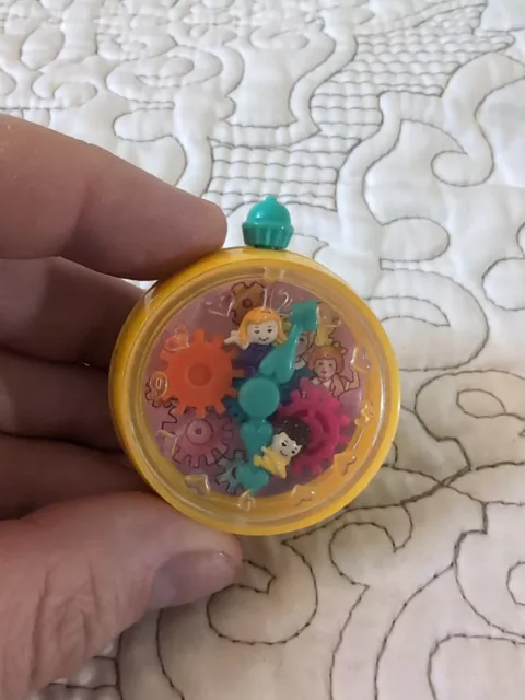 Polly Pocket 1994 Bluebird Toys Clock Gears Play Watch Belt Clip Vintage