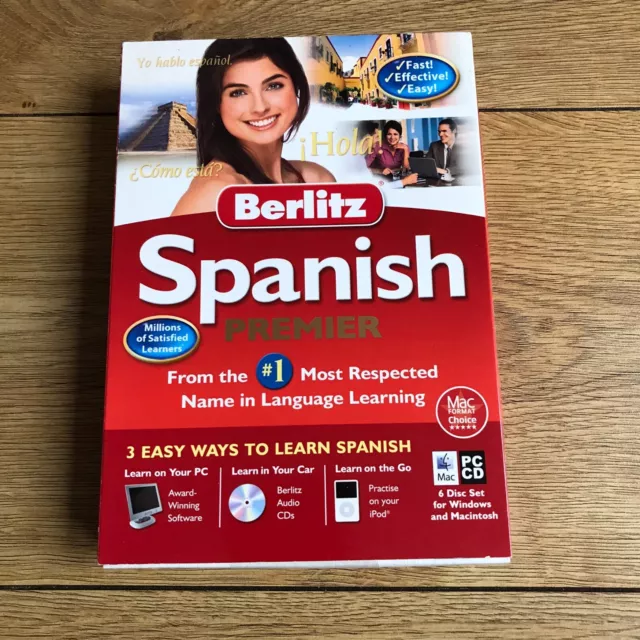 Berlitz Spanish Premier language Learning software NEW SEALED