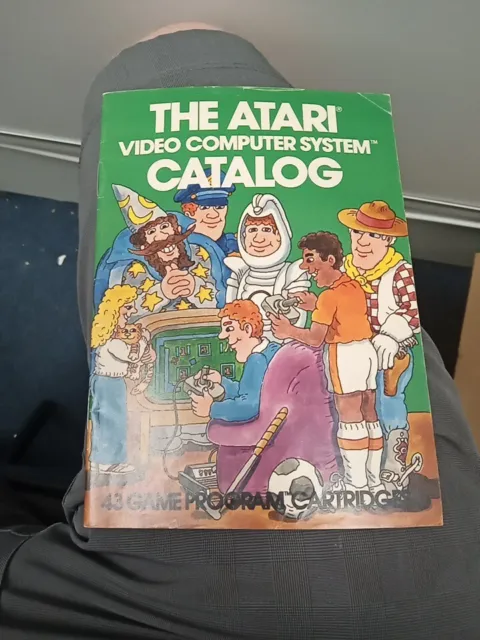 The Atari Video Computer System Catalog 43 Game Program Cartridges 1981 Brochure