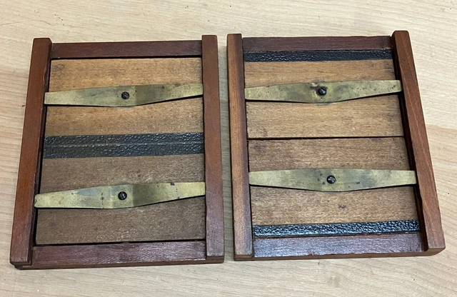 Vintage Mask Printing Frame for Negatives 4 x 5 Lot of (2) with Glass Kodak?
