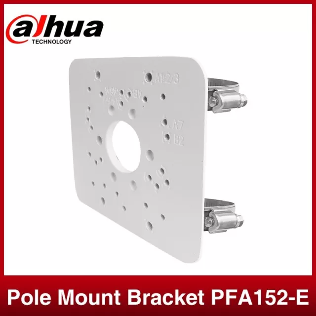 Dahua PFA152-E Pole Mount Bracket Aluminum Neat Integrated design Camera Bracket