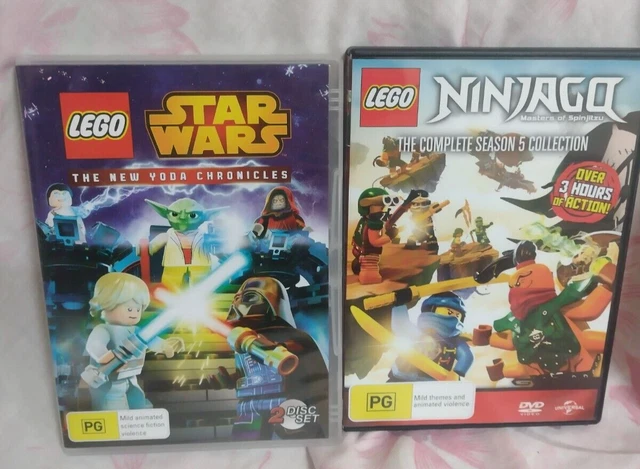 Lego DVD's Star Wars & Ninjago