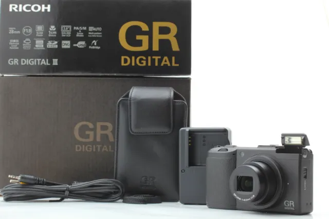 SH:1658 [MINT]  Ricoh GR Digital III 3 10.0MP Black Compact Camera From JAPAN