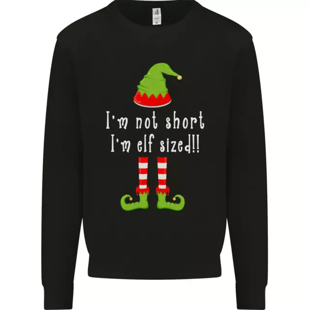 Felpa Maglione Natale Im Not Short Im Elf Taglia Funny