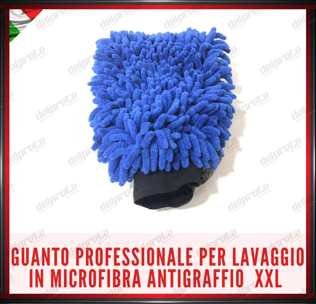 2 Guanti Lavaggio Auto In Microfibra - Antigraffio, Doppia Faccia, Polsino Elasticizzato - Foto 4