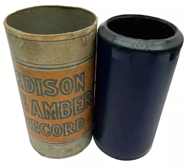 Antique Edison Blue Amberol Record Cylinder 2578 Jesus Christ is Risen Today