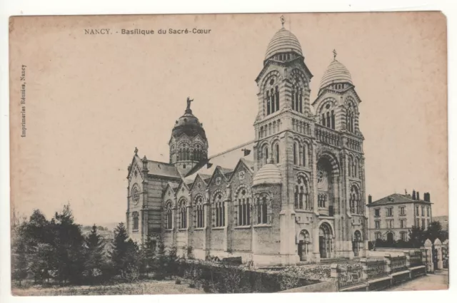 Cpa 54 - Nancy (Murthe-Et-Moselle) - Basilica Of The Sacred-Heart - Unwritten