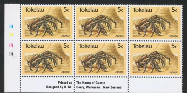 Tokelau Islands 1986 Fauna - Imprint Blocks Of 6