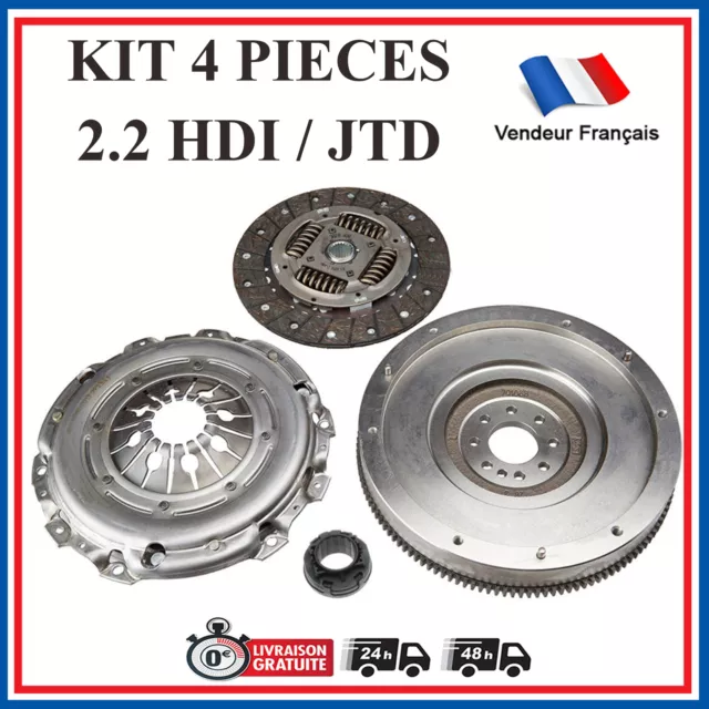 Kit Mecanisme Embrayage Volant Moteur Rigide prévu pour 406 607 807 2.2 HDI