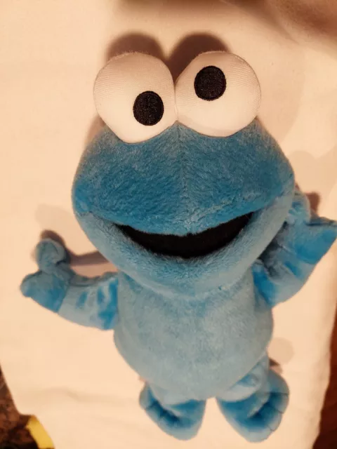 Fisher Price Sesame Street Soft Baby Cookie Monster Stuffed Plush Toy Figure 13"