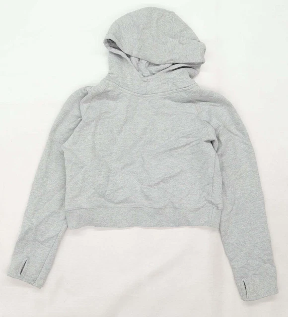 USA Pro Girls Grey  Polyester Pullover Hoodie Size 13 Years  Pullover