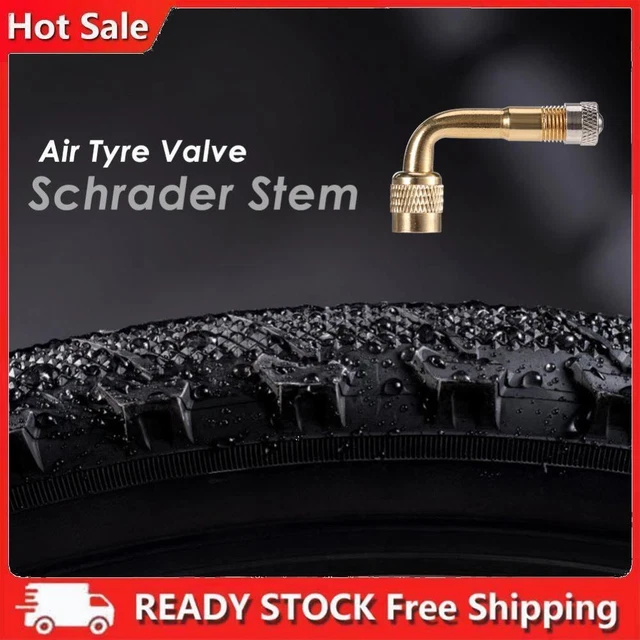 HaploS 3 Pezzi Connettore Valvola Pneumatica Universale, 2 In 1 Valvola Del Pneumatico Connettore Filettato Ottone Valvola Di Gonfiaggio Adatto Per Gonfiatore Pompa Auto Bicicletta Moto (Nero - Foto 8