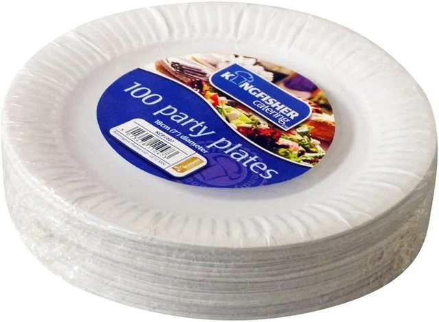 Lot De 100 Assiettes Jetables