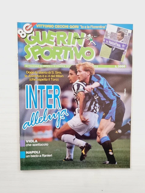 Guerin Sportivo #SerieA 1989/90; #Zavarov (#Juventus) #MarcoVanBasten (#ACMilan) #JürgenKlinsmann (#InterMilan) and #Careca (#SSCNapoli