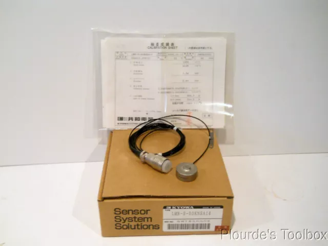 New Kyowa SS Compression Load Cell LMR-S-50KNSA14, 50 kN, 7 Volts