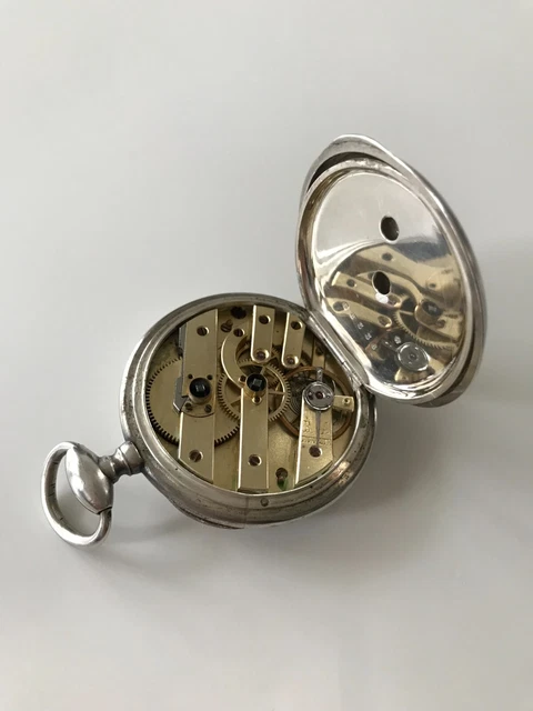 Lot De 2 Montres Gousset En Métal Mécaniques - Pour Pièces Détachées - Ne Fonctionnent Pas