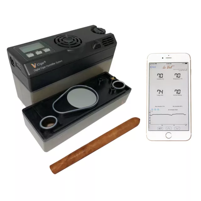 Le Veil Intelligen iCigar V6 Electronic Cigar humidifier + Bluetooth Adapter