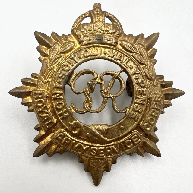 GENUINE WW2 ROYAL Army Service Corps Cap Badge £8.00 - PicClick UK