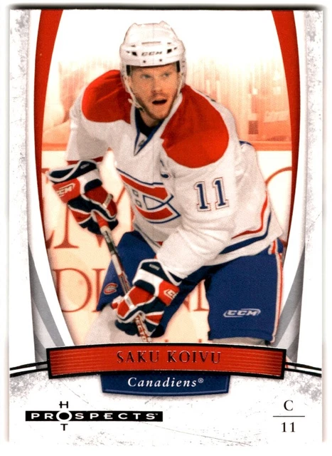2007-08 Fleer Hot Prospects Saku Koivu Montreal Canadiens #87