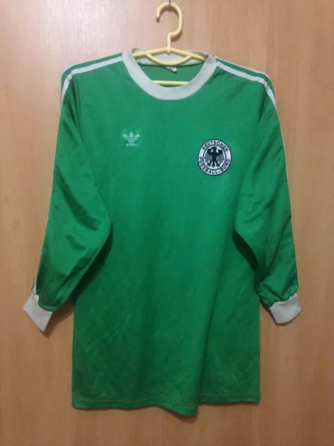 Germany National Team 80'S Away Football Shirt Jersey Trikot Vintage Adidas