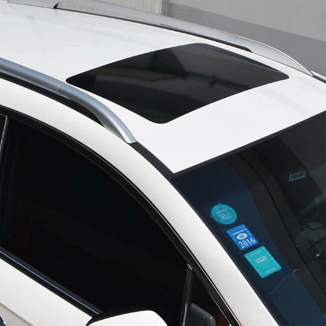 US Universal Car SUV Sticker Simulation Fake Sunroof Black Vinyl Film 80X40cm