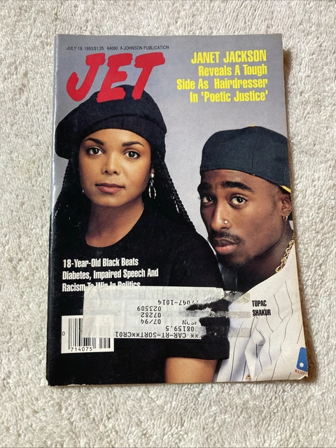 TUPAC SHAKUR 2PAC Janet Jackson Poetic Justice July 19, 1993 JET ...