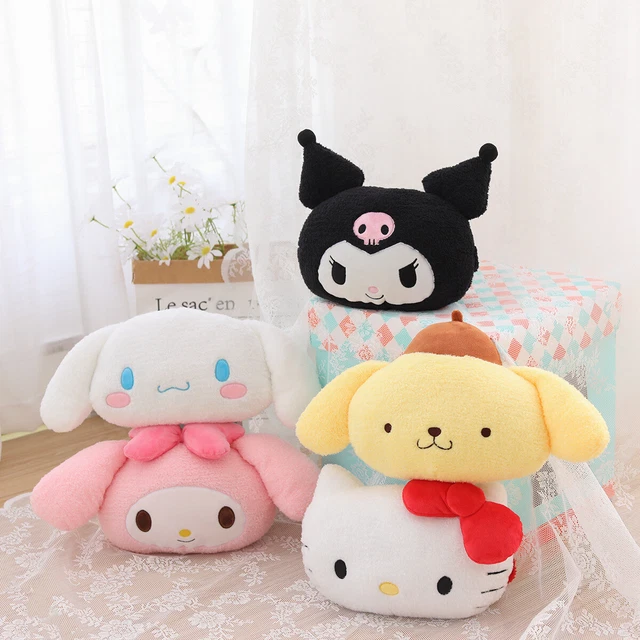 Sanrio Plush Pillow Cute Hello Kitty Cinnamoroll My Melody Kuromi Pompompurin