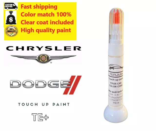 For CHRYSLER/DODGE 601 BLACK Touch up paint pen with brush (SCRATCH REPAIR)