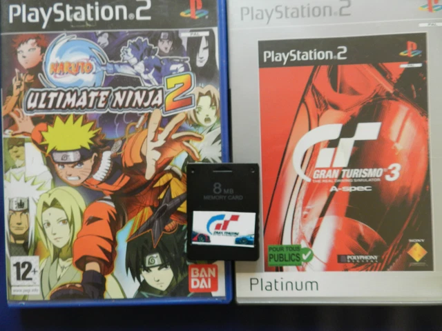 Naruto Shippuden Ultimate Ninja 5 All Characters Unlocked Memory Card PS2  PAL