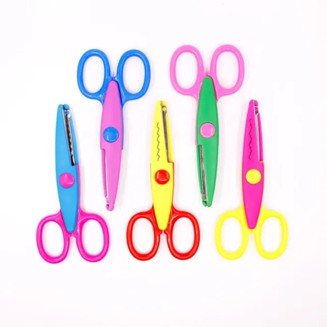 Candy Color Stationery Scissors Kawaii Lace Scissors  Student Art Tool