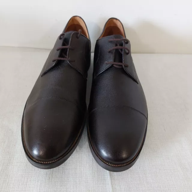 CLARKS OLIVER CAP Mens Dark Brown Leather. Cushioned Smart Shoes Uk Size 8 37.00 PicClick UK