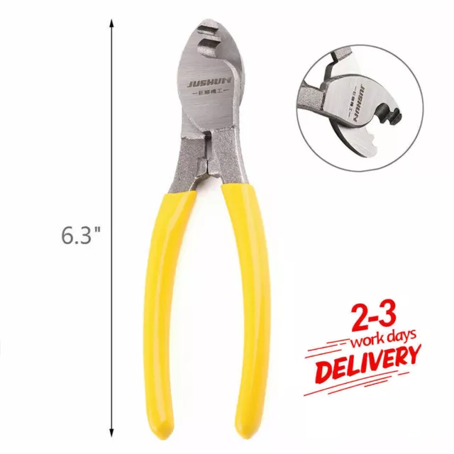 Electrician Plier Crimp Stripper Electric Cable Wire Cutter  6" 150mm