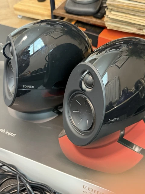 EDIFIER E25 LUNA, White Bluetooth Speakers, ORIGINAL BOX, read ...