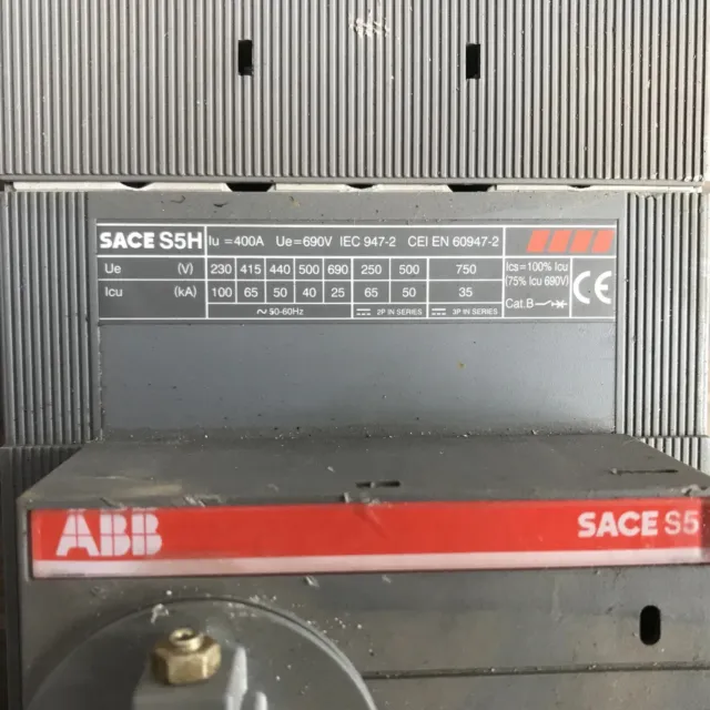 S5H ABB Molded Case Circuit Breaker Air Switch S5H 400A 3P SACE PR211