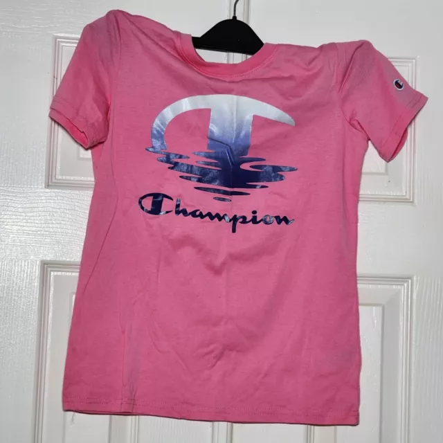 NEW- Champion Girl's Athletic Pink Shirt
