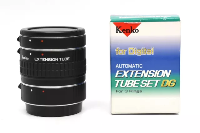 Kenko Automatic Extension Tube Set DG 12 20 36mm For Canon EOS EF/EFS Lens