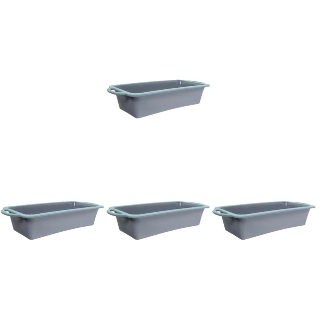4 utensilios para hornear pan tostado rectangular antiadherente pan tostado de silicona