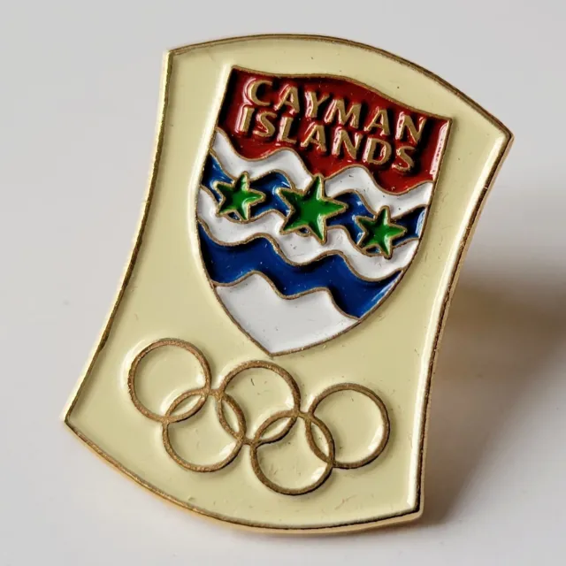 Cayman Islands Pin Badge Noc Olympic Team