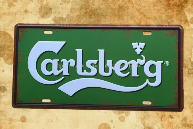 beer Carlsberg restaurant bar metal tin sign home tavern bars catalog