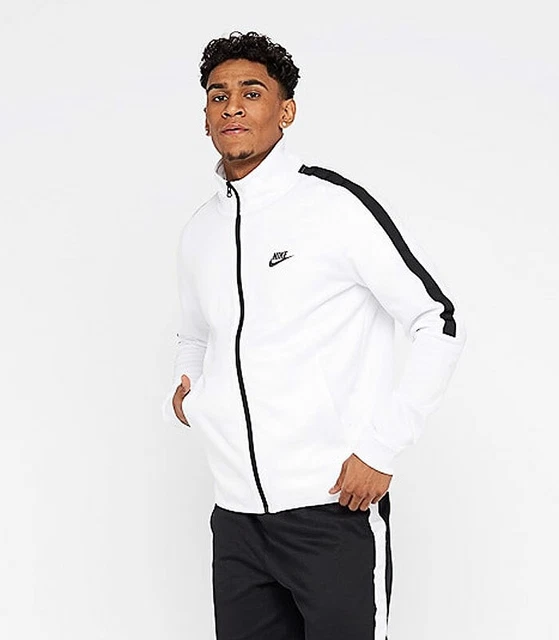 UOMO NIKE TRIBUTE Tuta Completa IN Bianco Con Nero EUR 68 17