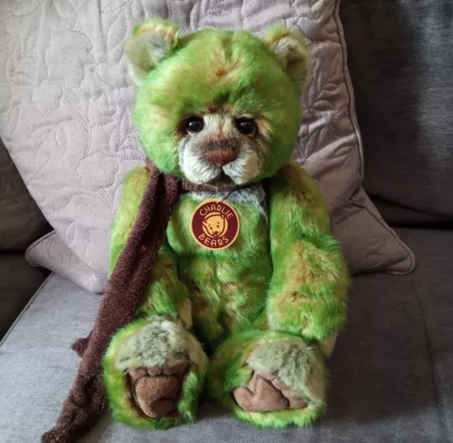 Charlie Bears  Brussell 15" Greens Bear