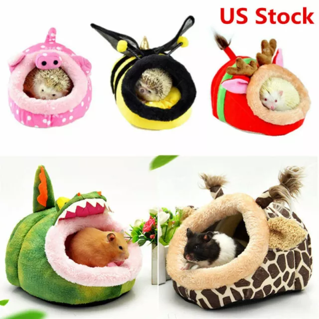 Small Animal Soft Warm Bed Pet Hammock Hamster Rat Guinea Pig House Nest