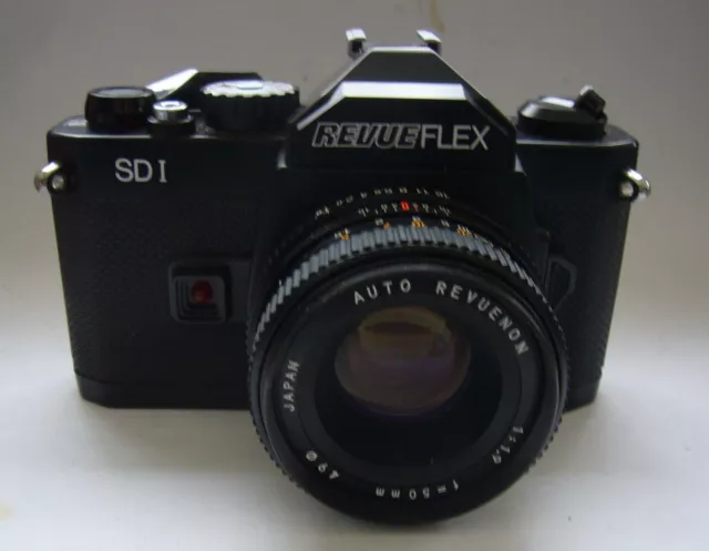 Schöne Analogkamera Revueflex SD1 –mit 50mm 1:1,9 M42 Objektiv getestet