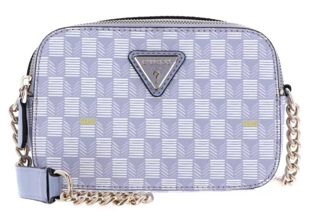 GUESS sac à épaule bandoulière Vikky II Camera Crossbody Lavendar Logo