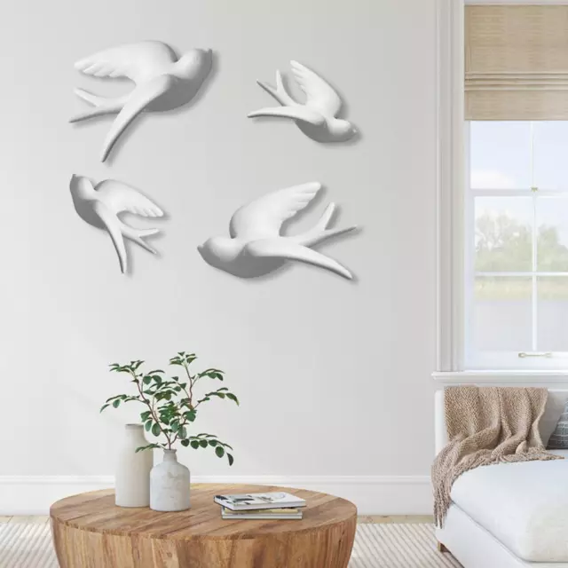 Moderne Niedliche 3D Vogel Spatz Wandkunst Dekoration, Die Ornamente Bastelt