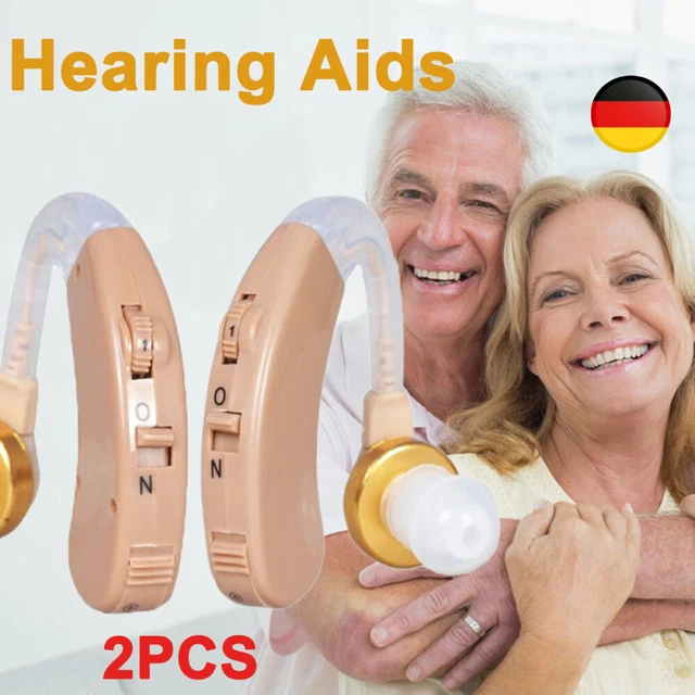 2 PIEZAS audífonos digitales audífonos audífonos amplificador auditivo sonido ajustable DHL