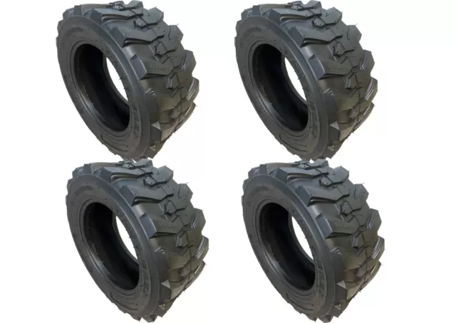 4 New HORSESHOE 27x10.50-15 12Ply R-4 Super Heavy Duty F Load Skid Steer Tires