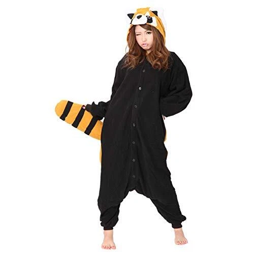 2529 Kigurumi Adult Fleece Animal [Red Panda]